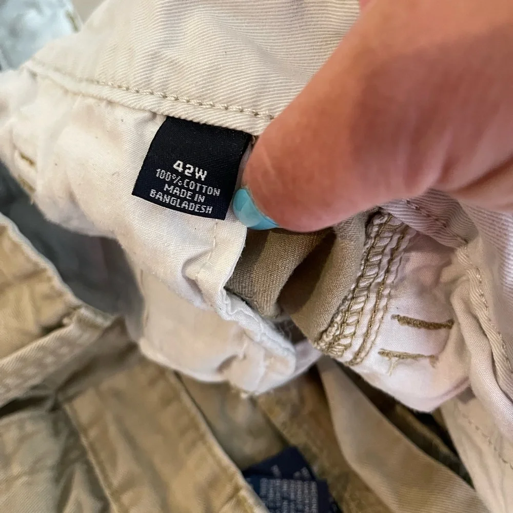 Mens Nautica Cargo Shorts 42W-Great Condition! - Picture 2 of 3